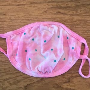Glow in the dark face mask!!! Pink Tie Dye 👽